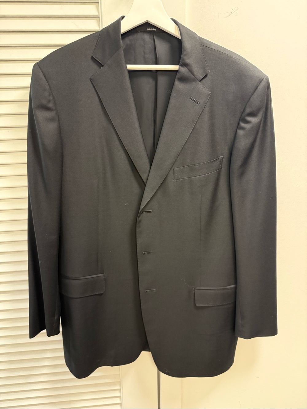 Ermenegildo Zegna Black Men's Single-Breasted Sport Coat